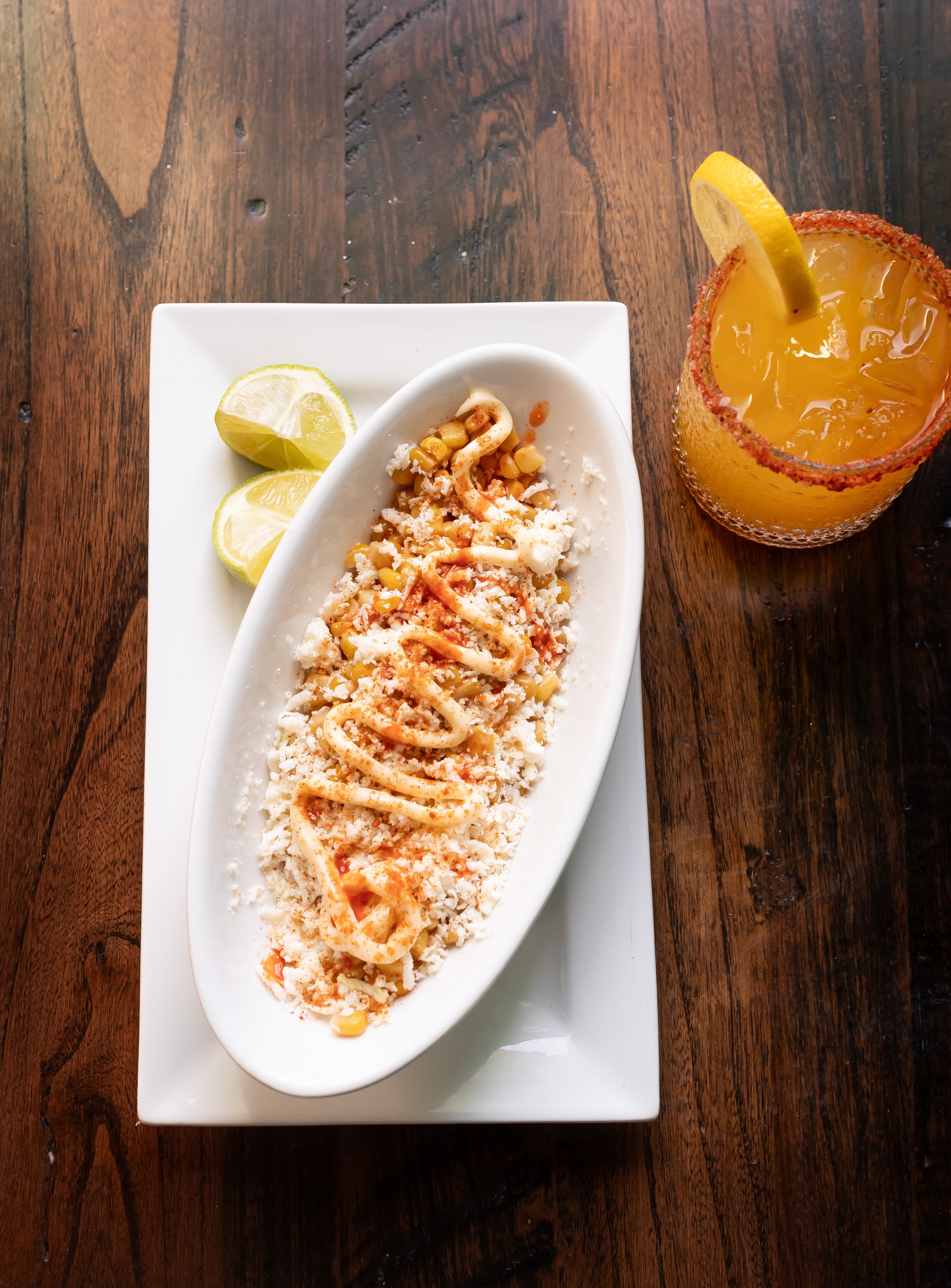 Esquites Mexican street corn salad